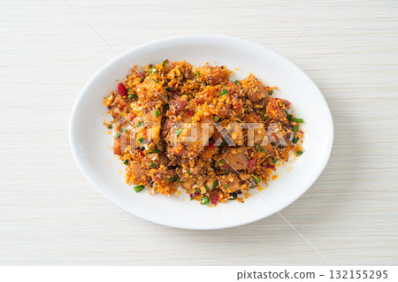 roasted crispy belly pork with salt and chili roasted crispy belly pork with salt and chili 132155295