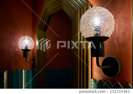 An Artistic Lighting Fixture that Features a Unique Design in Beautiful, Vibrant Colors An Artistic Lighting Fixture that Features a Unique Design in Beautiful, Vibrant Colors 132155361