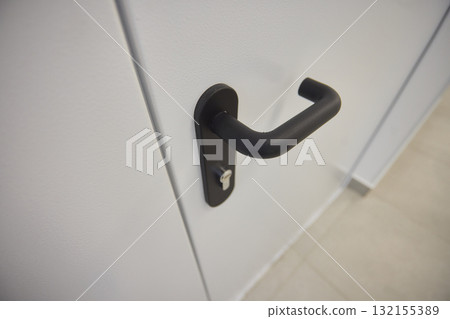 Sleek and Modern Door Handle Featuring an Innovative Locking Mechanism for Enhanced Security Sleek and Modern Door Handle Featuring an Innovative Locking Mechanism for Enhanced Security 132155389