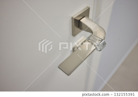 Sleek and Modern Door Handle Featuring an Innovative Locking Mechanism for Enhanced Security Sleek and Modern Door Handle Featuring an Innovative Locking Mechanism for Enhanced Security 132155391
