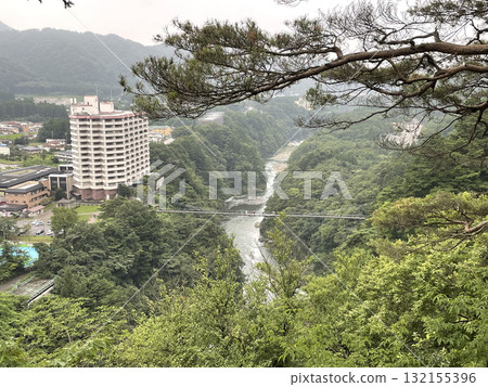 Tochigi Prefecture_Kinugawa_From Tateiwa Observatory to Kinu Tateiwa Suspension Bridge 132155396