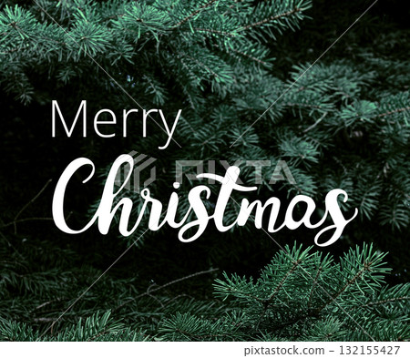 A congratulatory photo on the theme of Christmas A congratulatory photo on the theme of Christmas 132155427