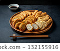 日本餐桌上的傳統美味：各式各樣的炸魚餅 132155916