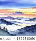 富士山風景AI生成的影像 132156060