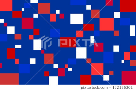 幾何圖案、正方形、藍紫色、橘色、紅色 幾何圖案、正方形、藍紫色、橘色、紅色 132156301