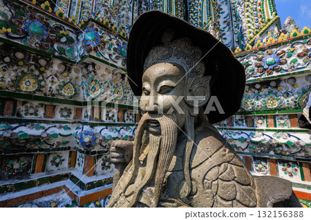 [Bangkok, Thailand] The beautiful Temple of Dawn, Wat Arun 132156388