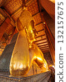 [Bangkok, Thailand] Giant Reclining Buddha "Wat Pho" [Vertical photo] 132157675