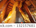 [Bangkok, Thailand] Behind the giant reclining Buddha "Wat Pho" 132157681