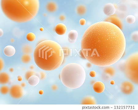 High-quality background visualizing whitening ingredients and nanoparticles High-quality background visualizing whitening ingredients and nanoparticles 132157731