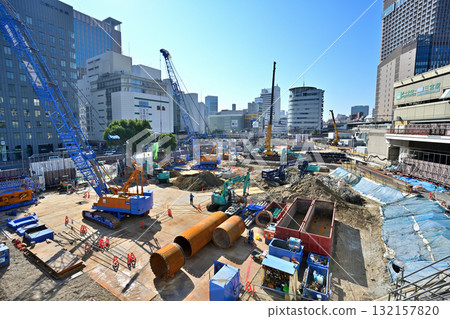 2002年10月5日 神戶三宮站週邊施工 132157820