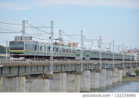 東海道本線茅崎平塚JR東日本E231系列1000系列K-22編隊(Kozu) 132158066