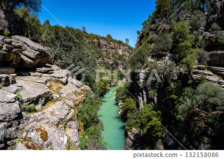 Green Canyon - Turquoise Gorge near Antalya Green Canyon - Turquoise Gorge near Antalya 132158086