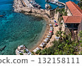 Historic old town of Antalya on the Mediterranean 132158111