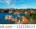 Kaleici harbour Antalya from above 132158113