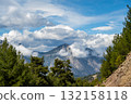 Cloudy peaks near Antalya 132158118