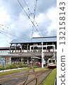 This is the view in front of JR Kochi Station, where trams arrive and depart. 132158143