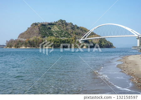 愛媛縣岡村島，岡村橋 132158597