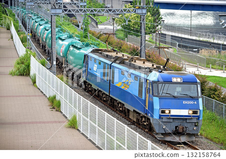 東海道本線、櫻木町-東-高島、JR Freight、EH200-4(高崎) 東海道本線、櫻木町-東-高島、JR Freight、EH200-4(高崎) 132158764