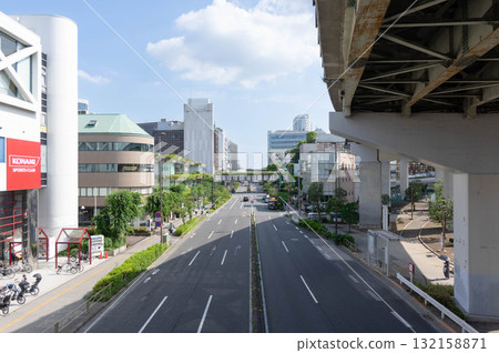 玉川街、二子玉川站、多摩川方向 132158871