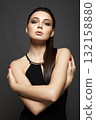 Beautiful brunette Girl. fashion beauty portrait 132158880