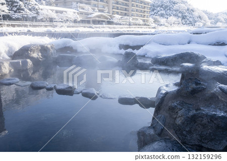 Misasa溫泉的雪景 Misasa溫泉的雪景 132159296