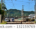 Tosa Denryoku Tram, a tramway that is the main means of transportation for the people of Kochi, has an impressive colorful body. 132159769