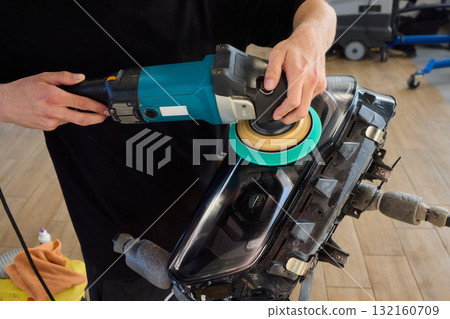 Experience the Art of Professional Car Detailing with a Polishing Tool in Action Today Experience the Art of Professional Car Detailing with a Polishing Tool in Action Today 132160709
