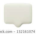 White 3d realistic speech bubble with empty space for text 132161074
