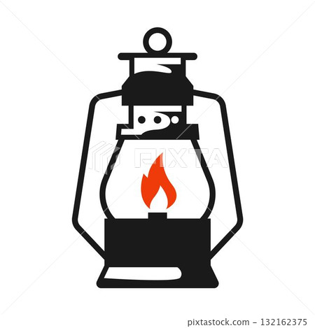Vintage lantern icon design Vintage lantern icon design 132162375