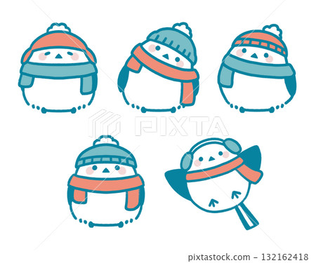 暖冬長尾山雀套裝材質 132162418