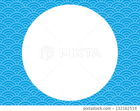 Japanese style Japanese pattern New Year's card Happy New Year New Year's Day Year of the Horse material 132162519