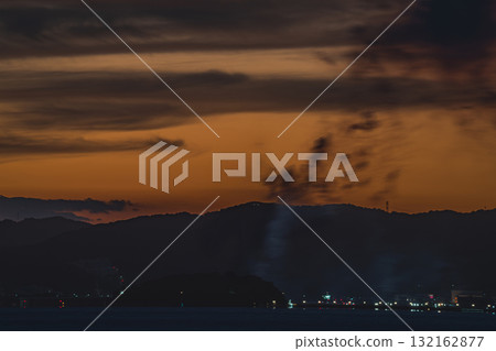 View of Mikawa Bay from Toyohashi City (Aichi Prefecture) 132162877