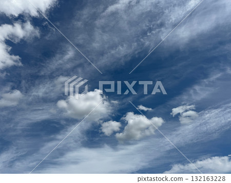 Heavenly sky awesome cloudscape in skies  132163228