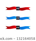 battle versus or-vs scoreboard for fight competition and match display 132164058