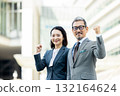 工作高階男性女性商業形象 132164624