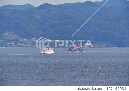 Tokyo Bay Uraga Channel Tokyo Bay Ferry Shirahama Maru Kanaya Maru 132164984