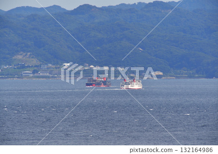Tokyo Bay Uraga Channel Tokyo Bay Ferry Shirahama Maru Kanaya Maru 132164986