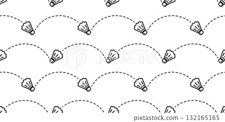 Badminton Seamless pattern shuttlecock racket jump vector pattern sport cartoon doodledash line wrapping paper tile background scarf isolated wallpaper illustration graphic Badminton Seamless pattern shuttlecock racket jump vector pattern sport cartoon doodledash line wrapping paper tile background scarf isolated wallpaper illustration graphic 132165165