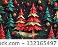 Christmas, Pattern, Background 132165497