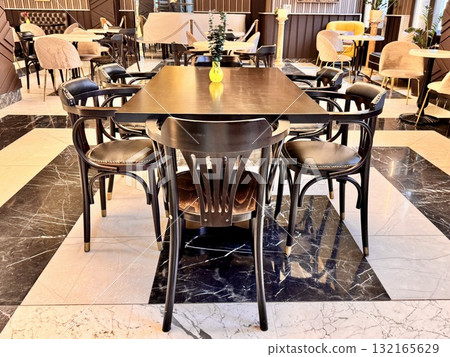 modern interior of the restaurant 132165629