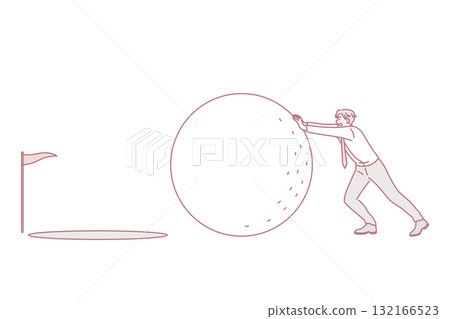 Business goal and achieving concept Business goal and achieving concept 132166523