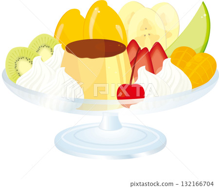 Pudding a la mode Pudding a la mode 132166704
