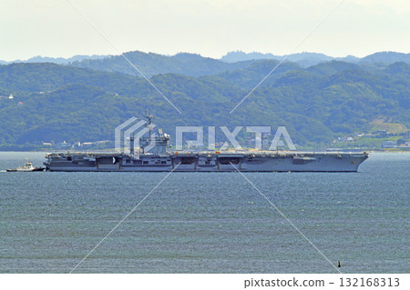東京灣，浦賀海峽，美國海軍喬治華盛頓號航空母艦 CVN-73 132168313