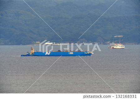 Tokyo Bay, Uraga Channel, JFE Logistics + Sakai Kisen, JFE N6 + Daifuku Maru (Pusher Barge), Kanaya Maru Tokyo Bay, Uraga Channel, JFE Logistics + Sakai Kisen, JFE N6 + Daifuku Maru (Pusher Barge), Kanaya Maru 132168331