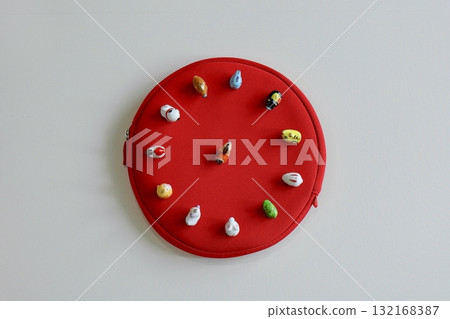 2026 Year of the Horse - Japanese Zodiac Sign - New Year's Card Material 132168387