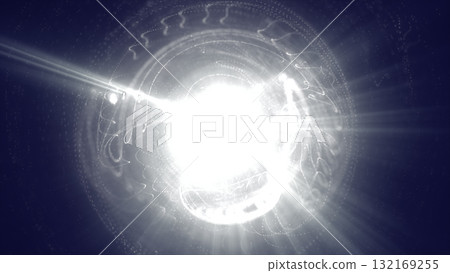 Blinding white energy explosion with intense radiant glow and swirling light particles, symbolizing power, fusion, and digital brilliance Blinding white energy explosion with intense radiant glow and swirling light particles, symbolizing power, fusion, and digital brilliance 132169255