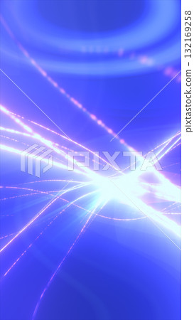 Abstract bright blue light rays bursting from a glowing center, symbolizing speed and energy flow Abstract bright blue light rays bursting from a glowing center, symbolizing speed and energy flow 132169258