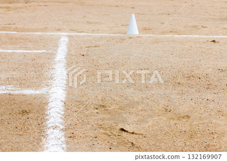 運動會白線 132169907