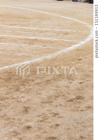 運動會白線 132169913