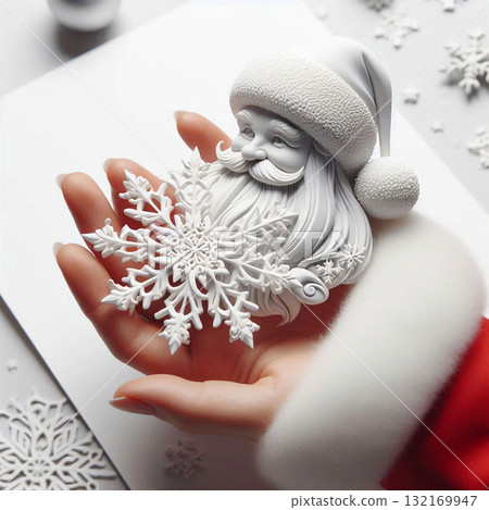 A simple composition of Santa, symbolizing Christmas Eve 132169947